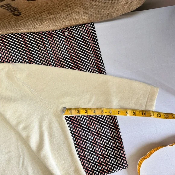 Lord & Taylor Two Ply Cashmere Women’s Size Large Cream Colored - Picture 10 of 11